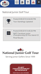 Mobile Screenshot of nationaljuniorgolftour.com